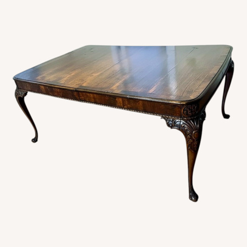 Used Vintage/Antique Finds Dark Brown Dining Table for sale on AptDeco