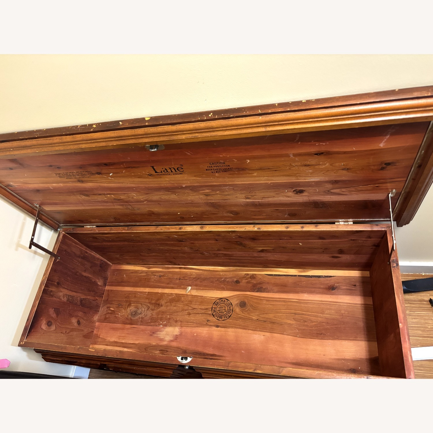 Vintage/Antique Finds Dark Brown Wood Chest - image-2