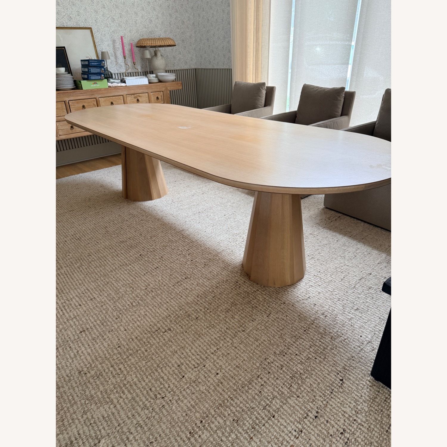 Maiden Home Natural Wood Dining Table - image-3