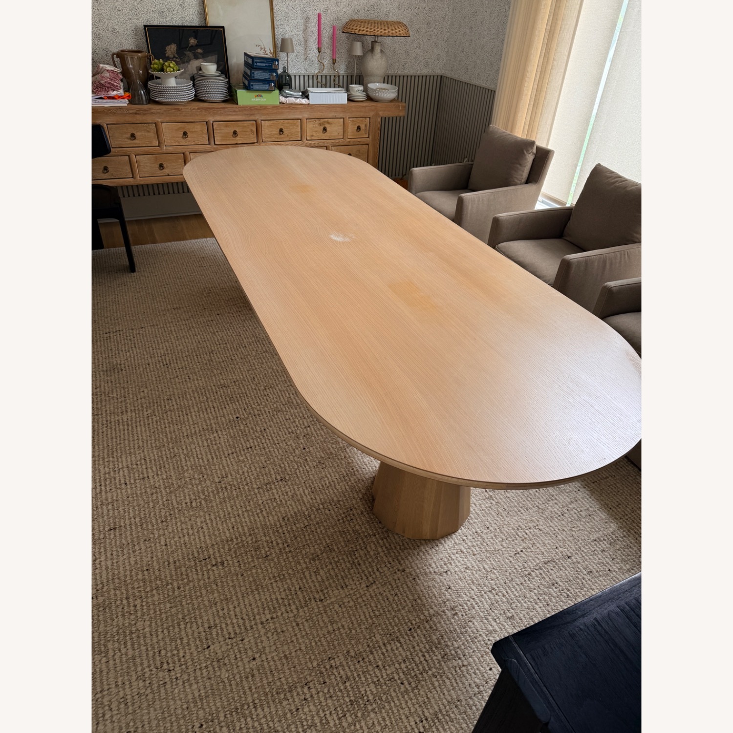 Maiden Home Natural Wood Dining Table - image-1