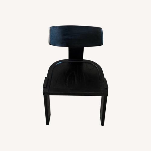 Used ARTEMIS Black Wood Dining Chair for sale on AptDeco