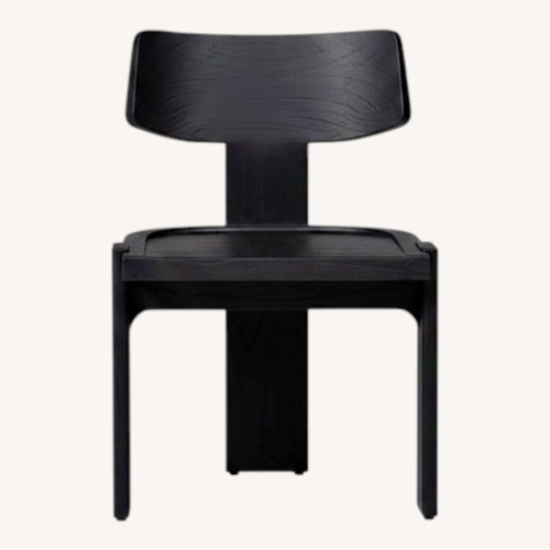 Used ARTEMIS Black Wood Dining Chair for sale on AptDeco