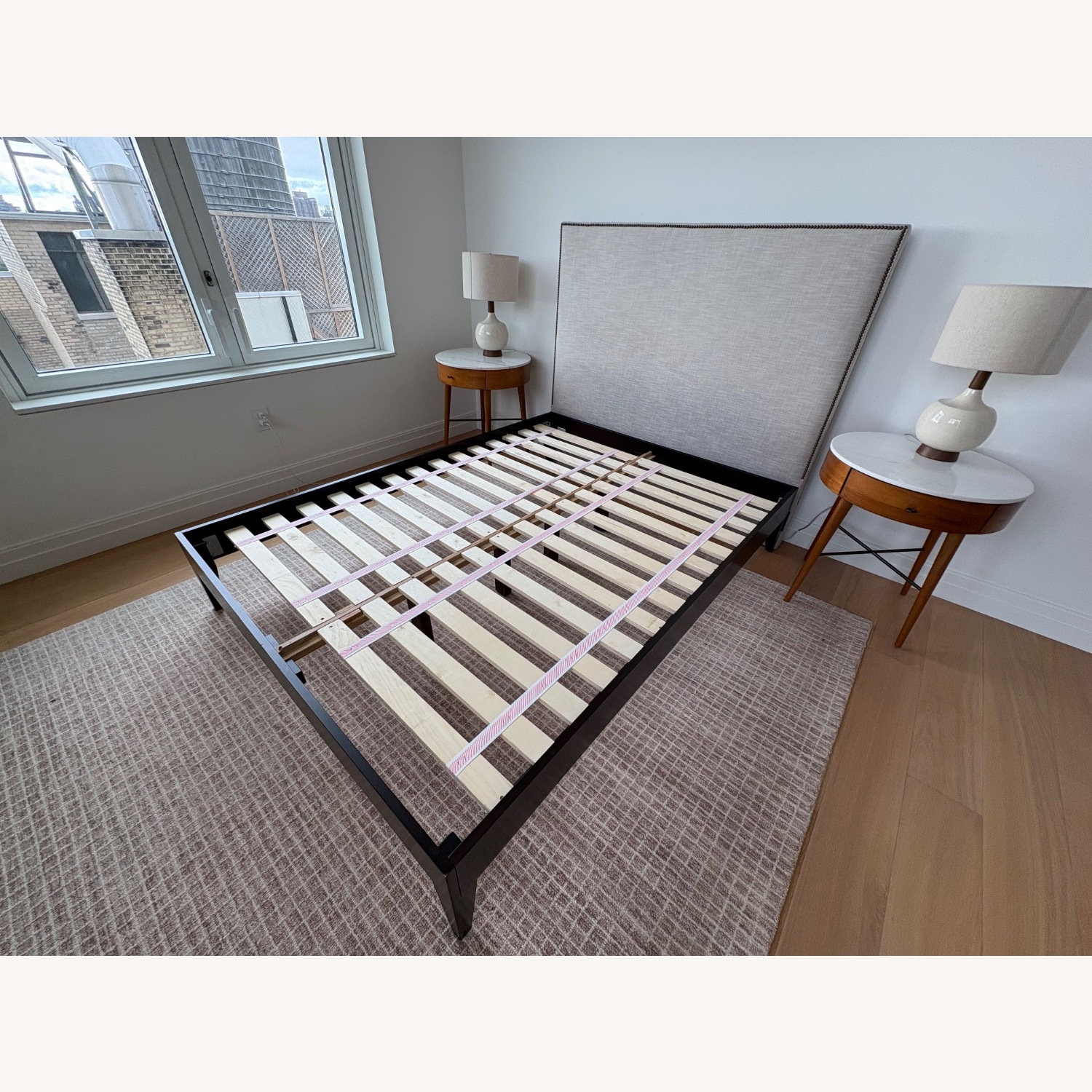 West Elm Narrow Leg Wood Bed Frame - image-2