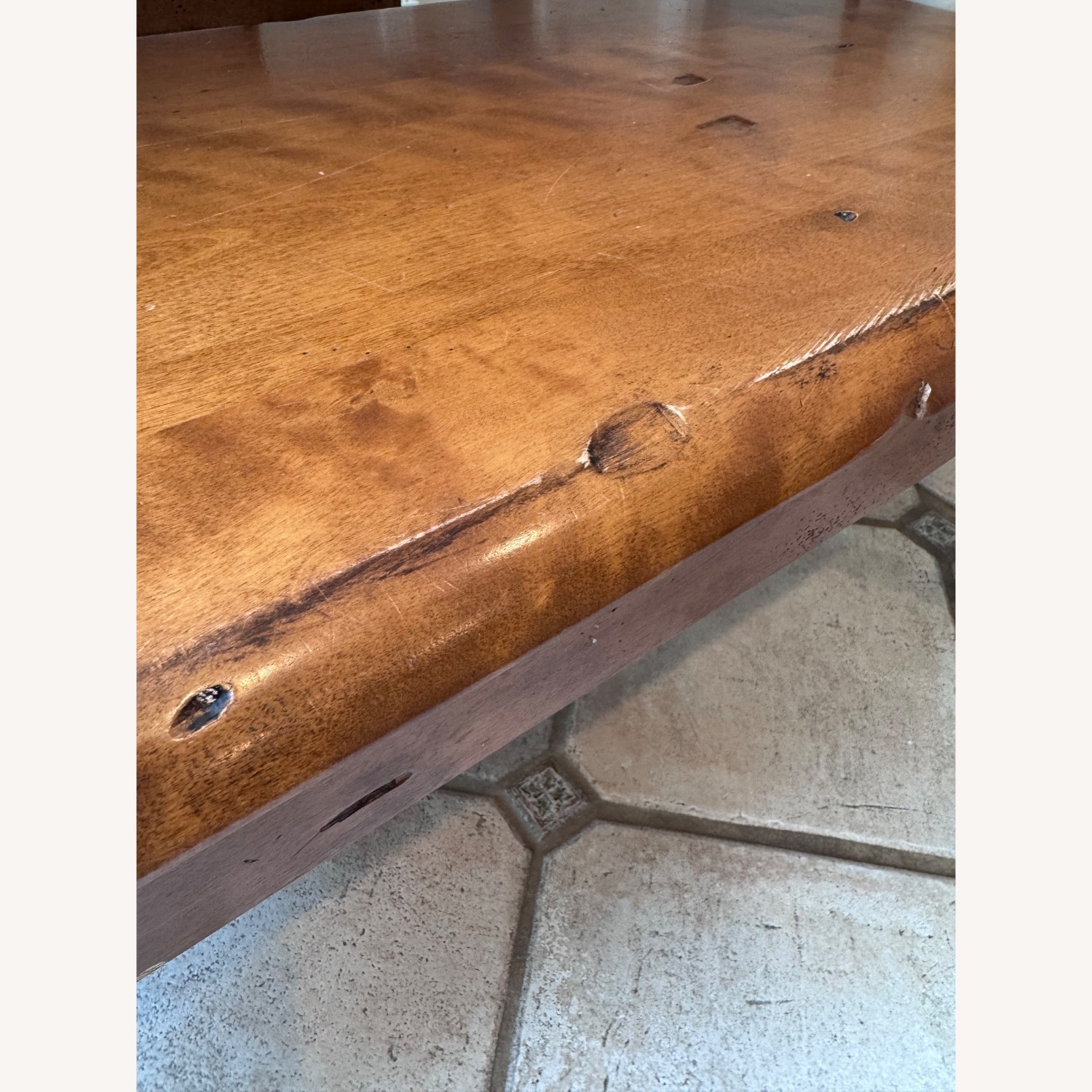 Custom Solid Wood Farmhouse Dining Table Set - image-5