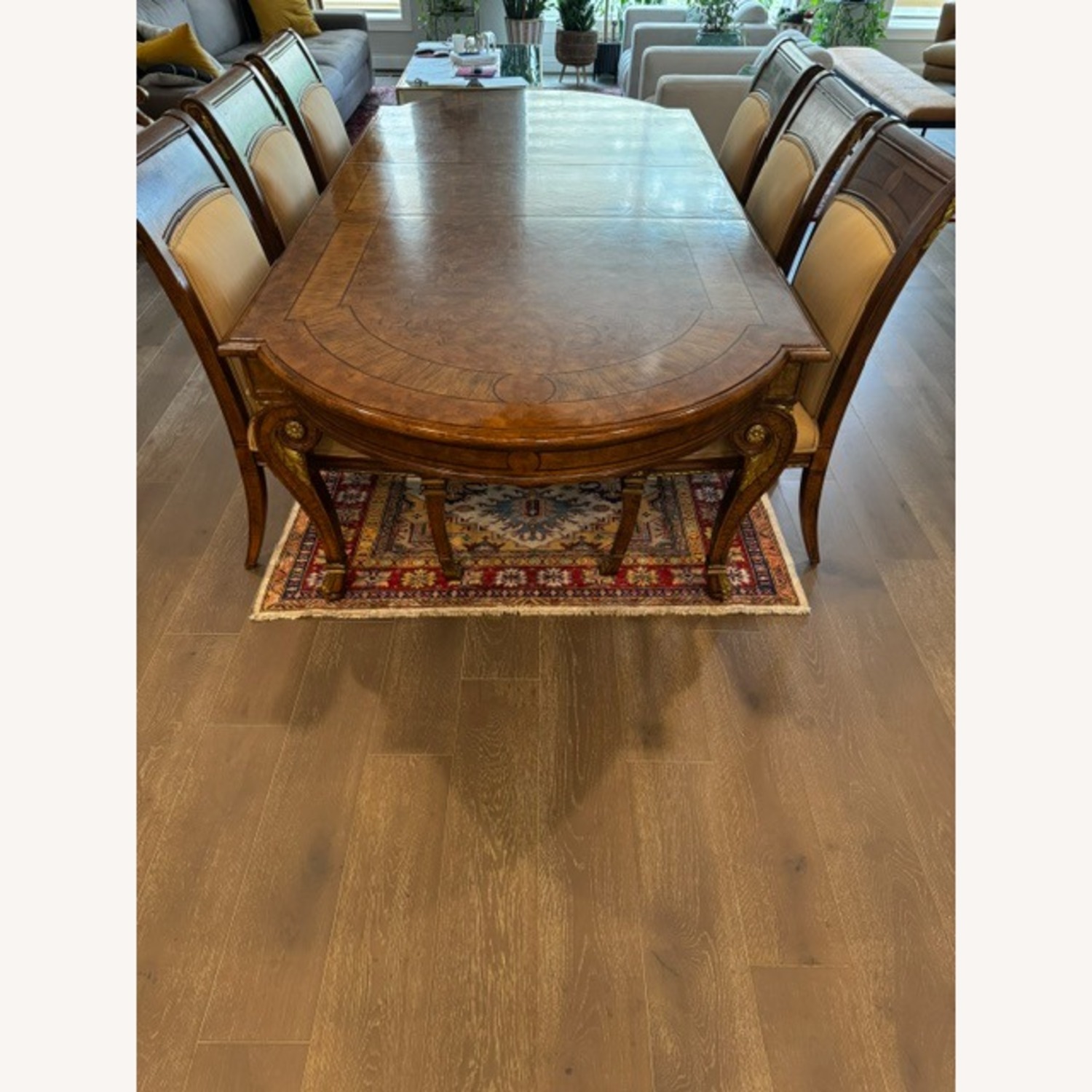 Jeffco Luxury Light Brown Wood Dining Set - image-1