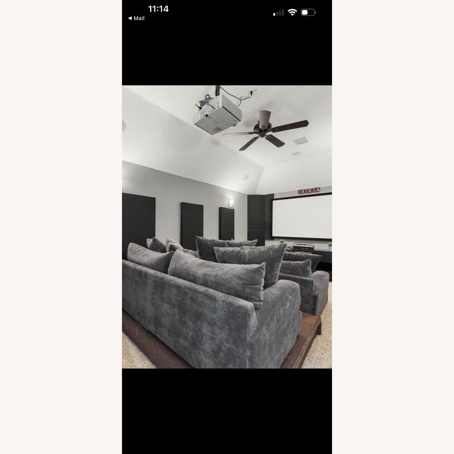 Z Gallerie Dark Gray Fabric 3+ Seater Sofa - image-3