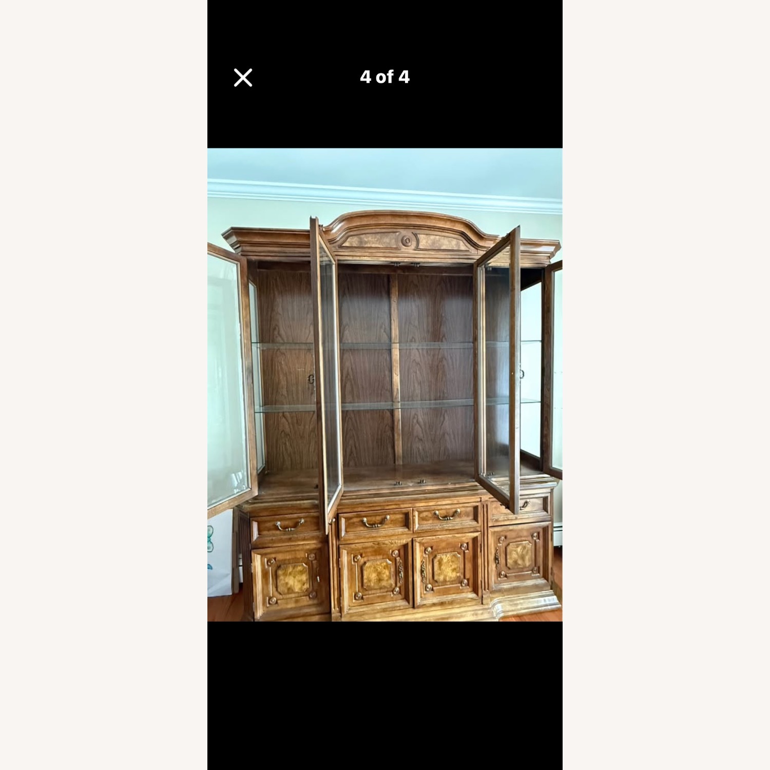 Bernhardt Breakfront With Glass Shelves - image-2