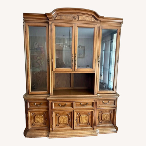 Used Bernhardt Breakfront With Glass Shelves for sale on AptDeco