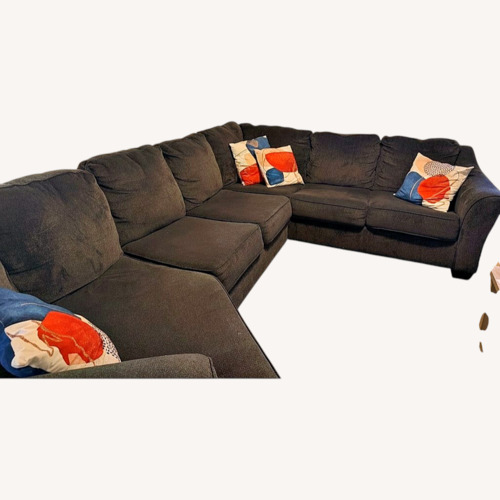 Used Ashley Furniture Dark Gray 3+ Piece Sectional for sale on AptDeco