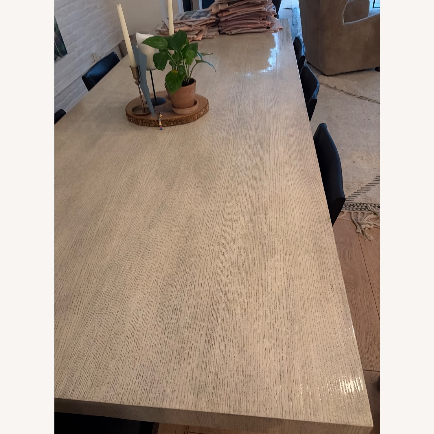 Holly Hunt White Wood Dining Set - image-5