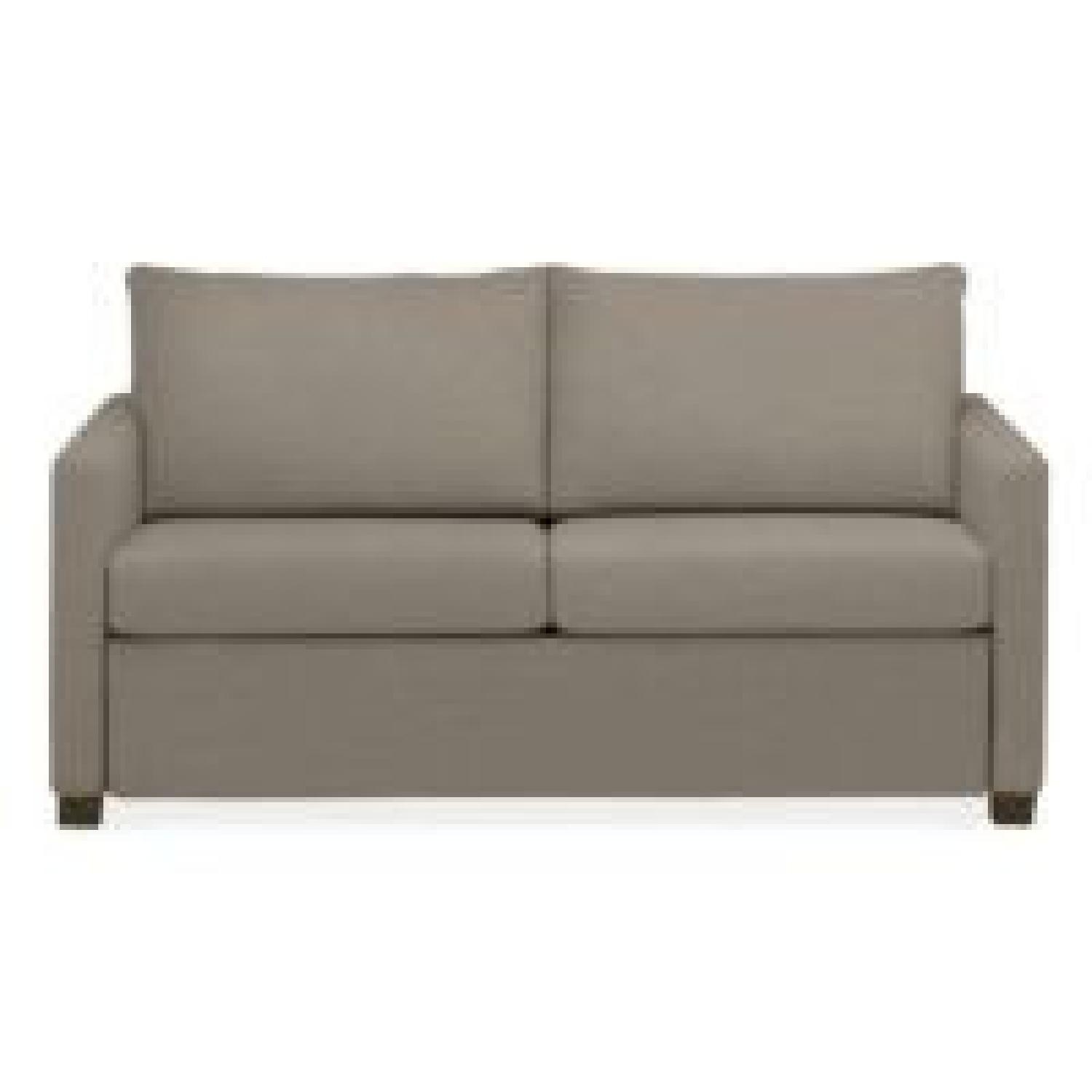 Room & Board Allston Blue Fabric Sleeper Sofa - image-5