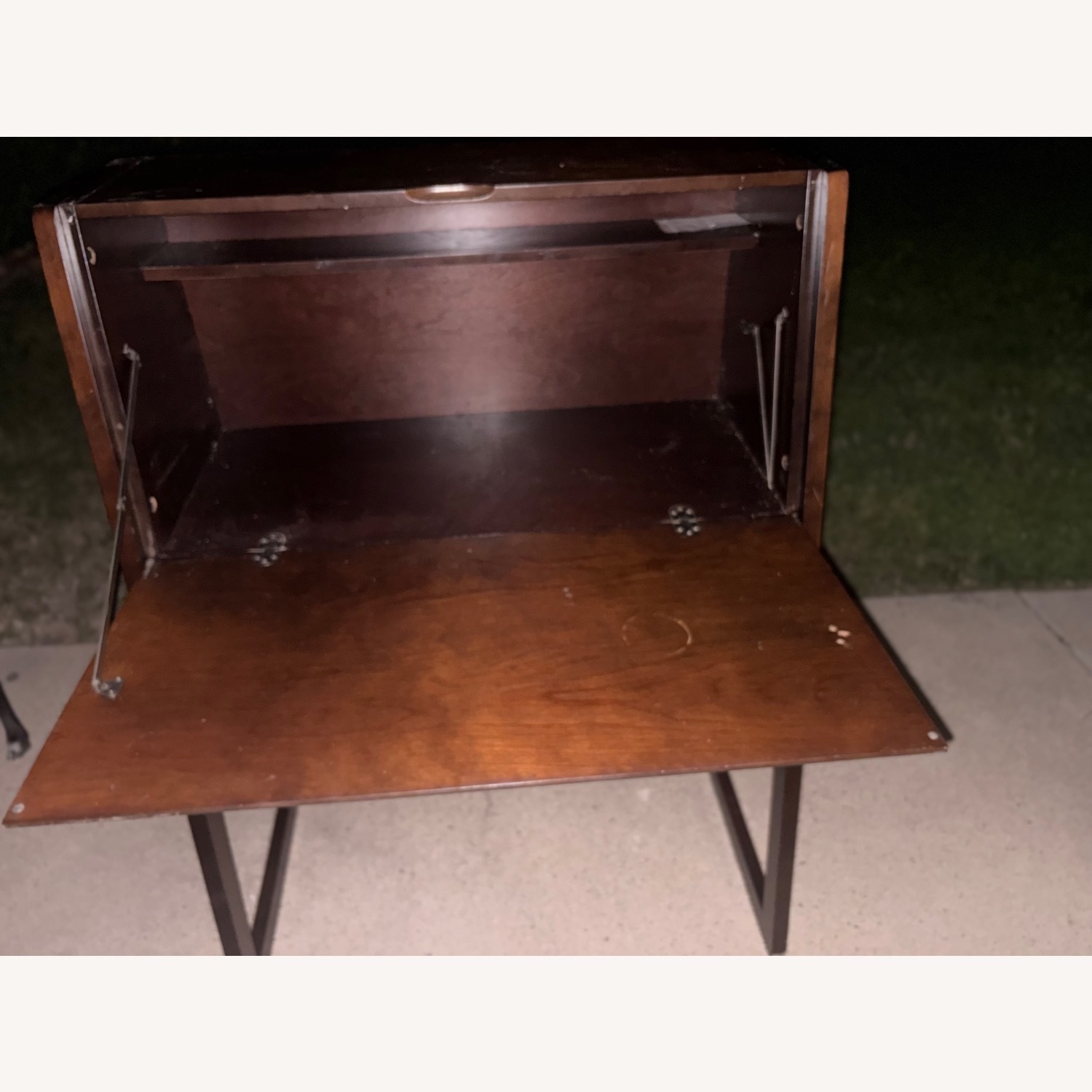 Mid-Century Style Drop-Front Secretary Desk - image-2