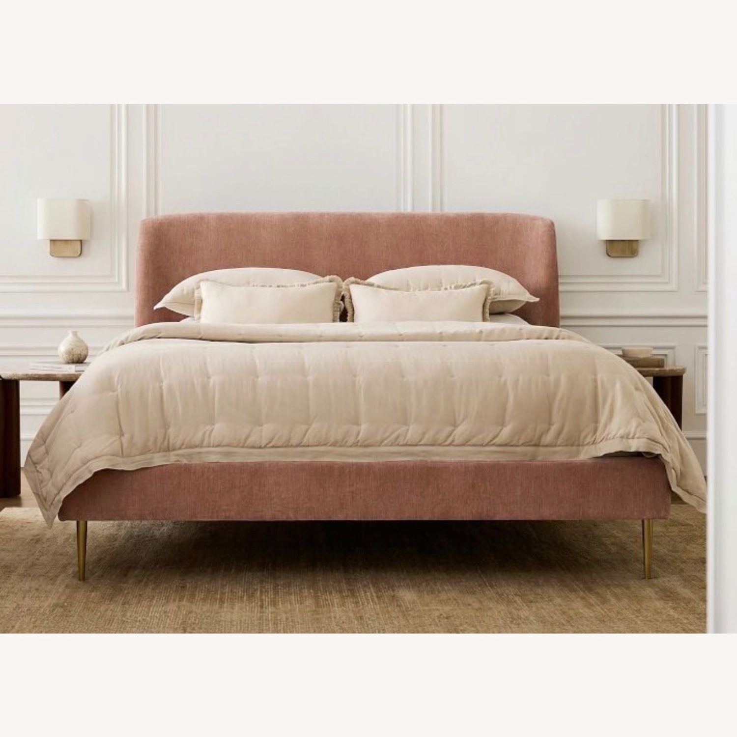 West Elm Lana Upholstered Queen Bed - image-1
