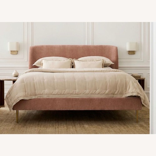 Used West Elm Lana Upholstered Queen Bed for sale on AptDeco
