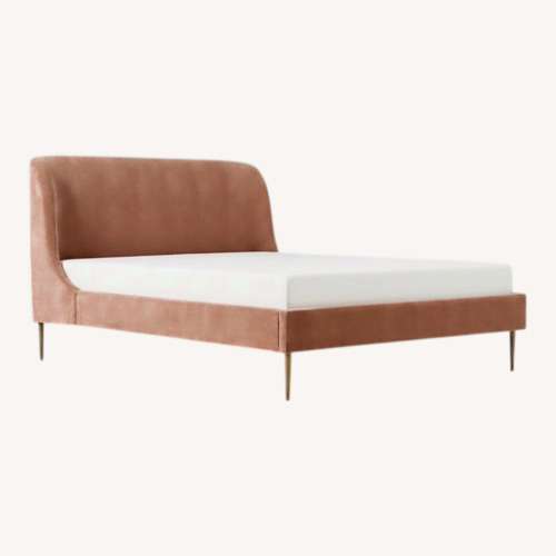 Used West Elm Lana Upholstered Queen Bed for sale on AptDeco
