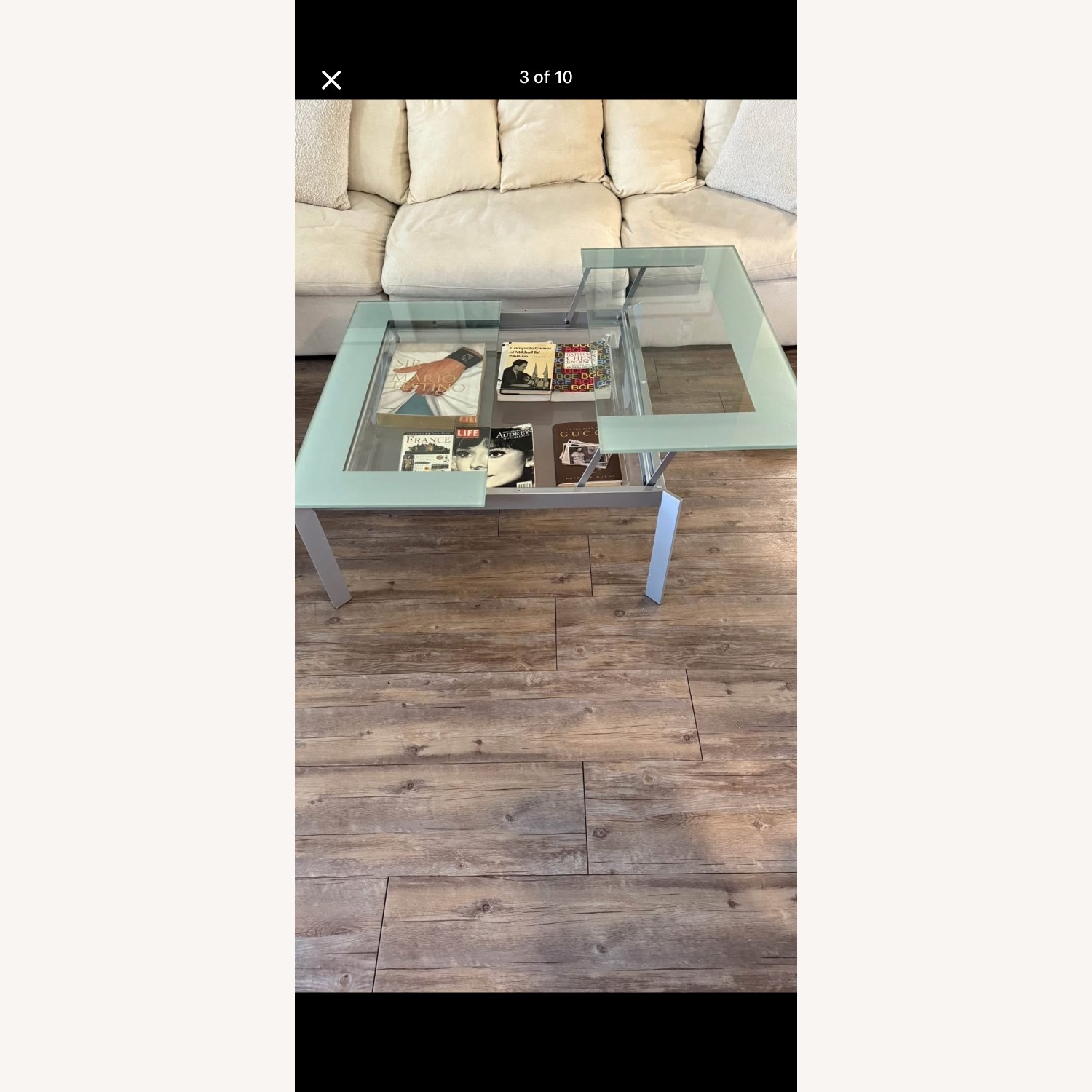 Ligne Roset Convertible Coffee Table W Storage - image-6