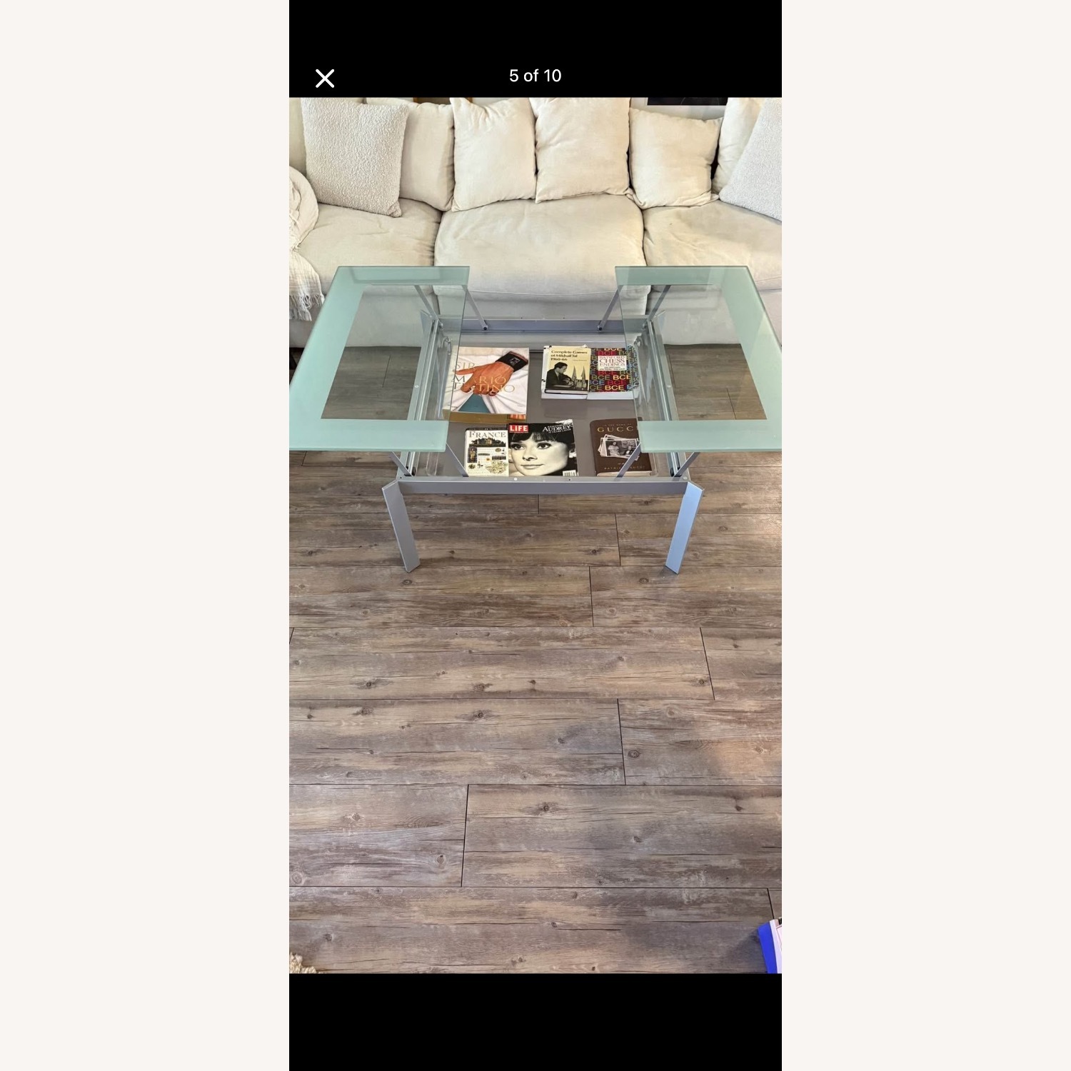 Ligne Roset Convertible Coffee Table W Storage - image-7