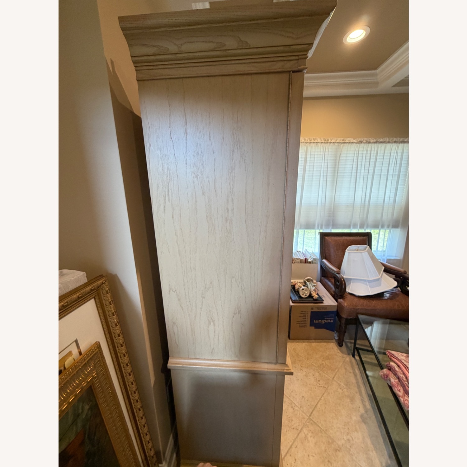 Stanley Furniture Light Brown Wood Armoire - image-3