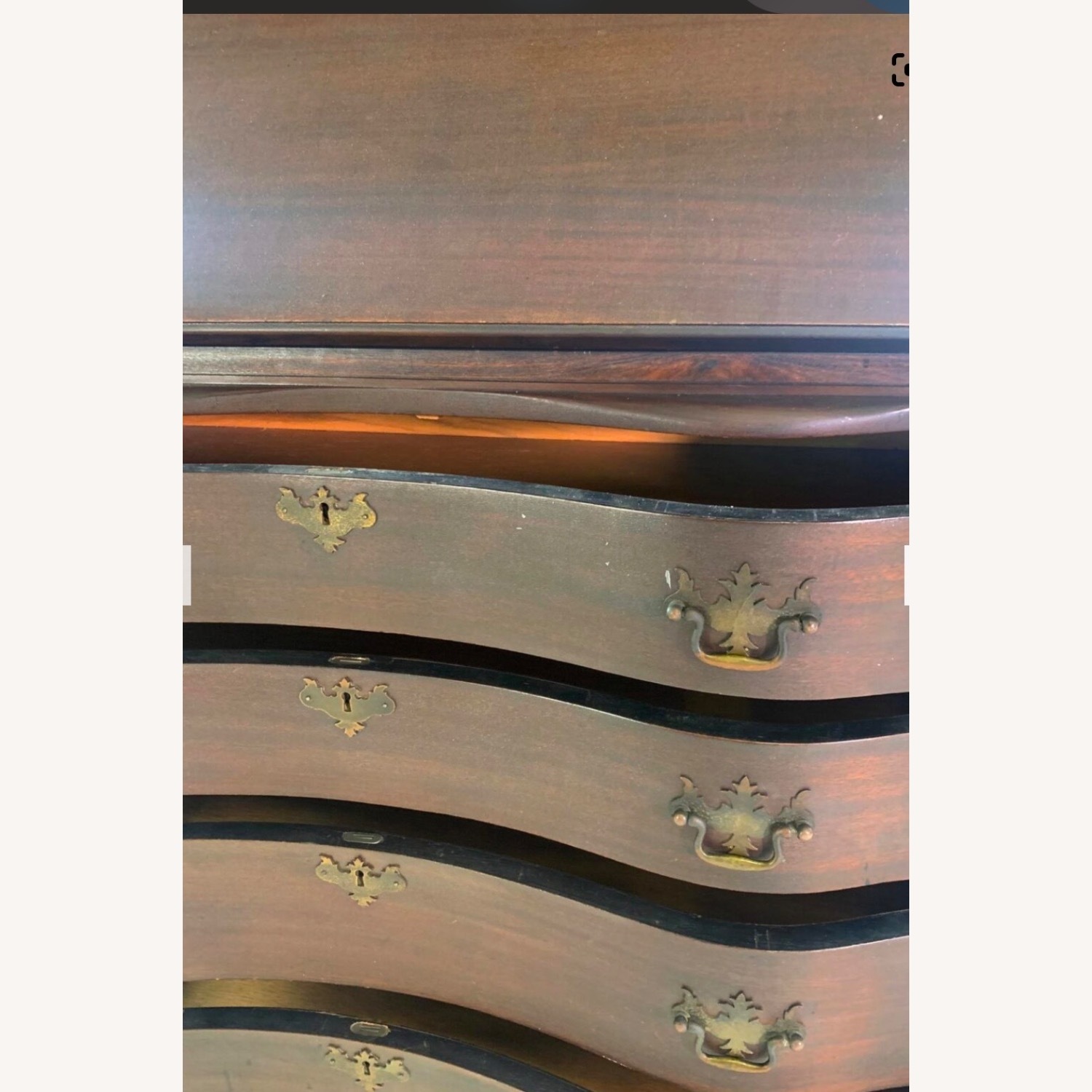 Antique Mahogany Secretary/Bookcase/Writing Desk - image-9