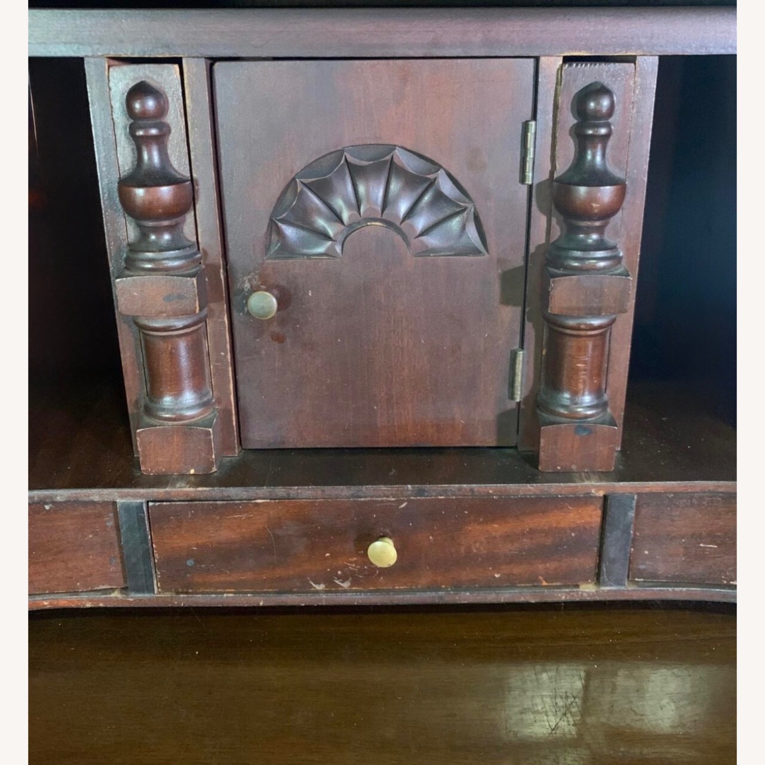 Antique Mahogany Secretary/Bookcase/Writing Desk - image-3