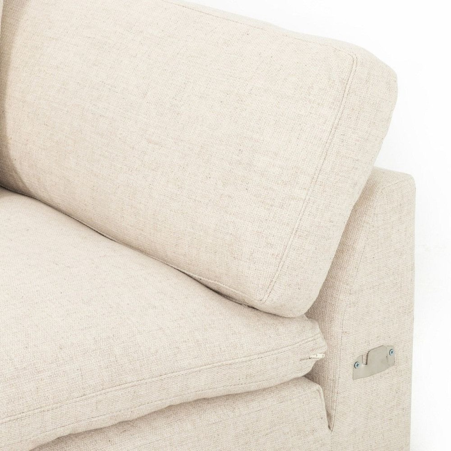 France and Son Benjamin 2-Piece LAF 106" Sectional - Thames Cream - image-3