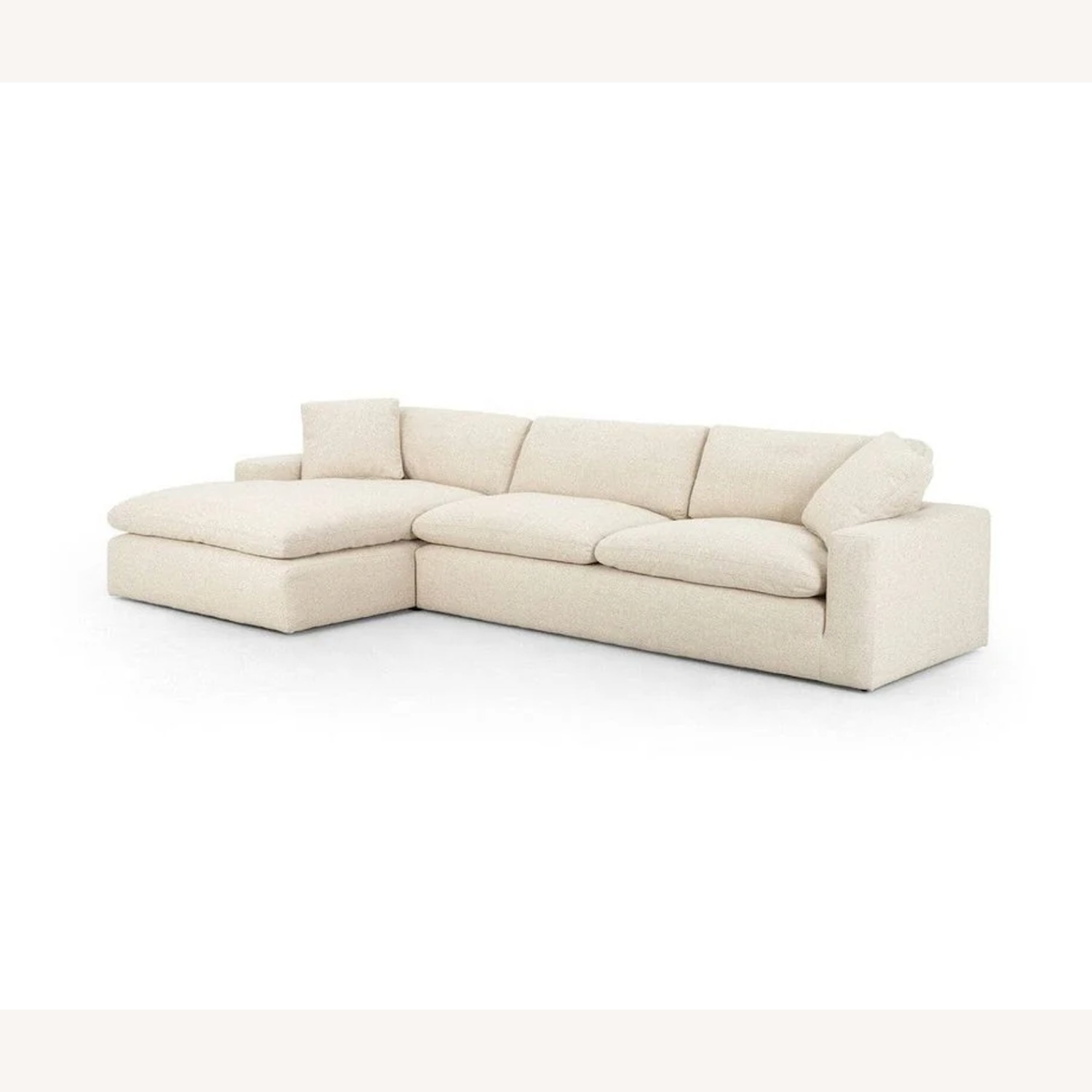 France and Son Benjamin 2-Piece LAF 106" Sectional - Thames Cream - image-1