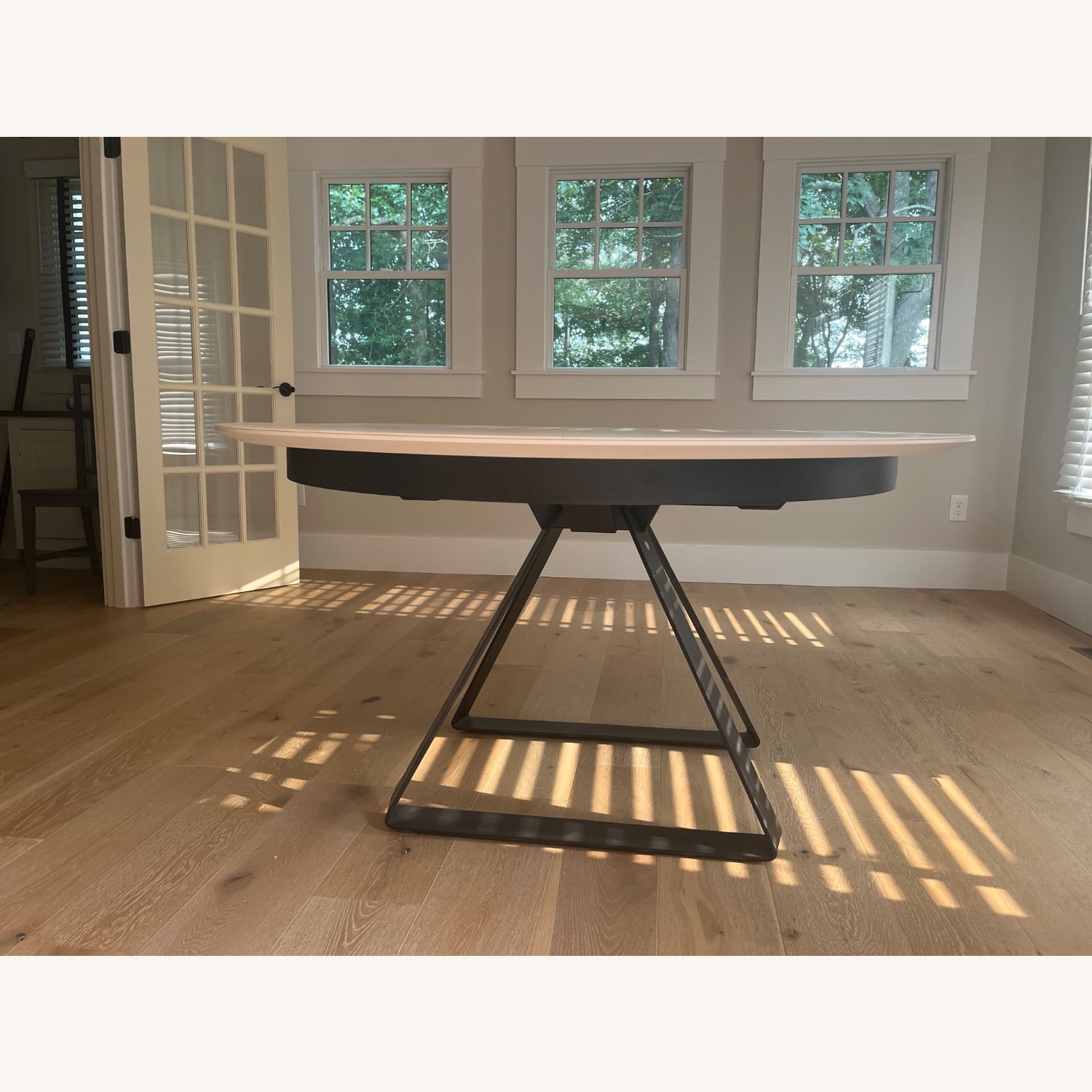 Caligaris Pedestal Expandable Dining Table - image-6