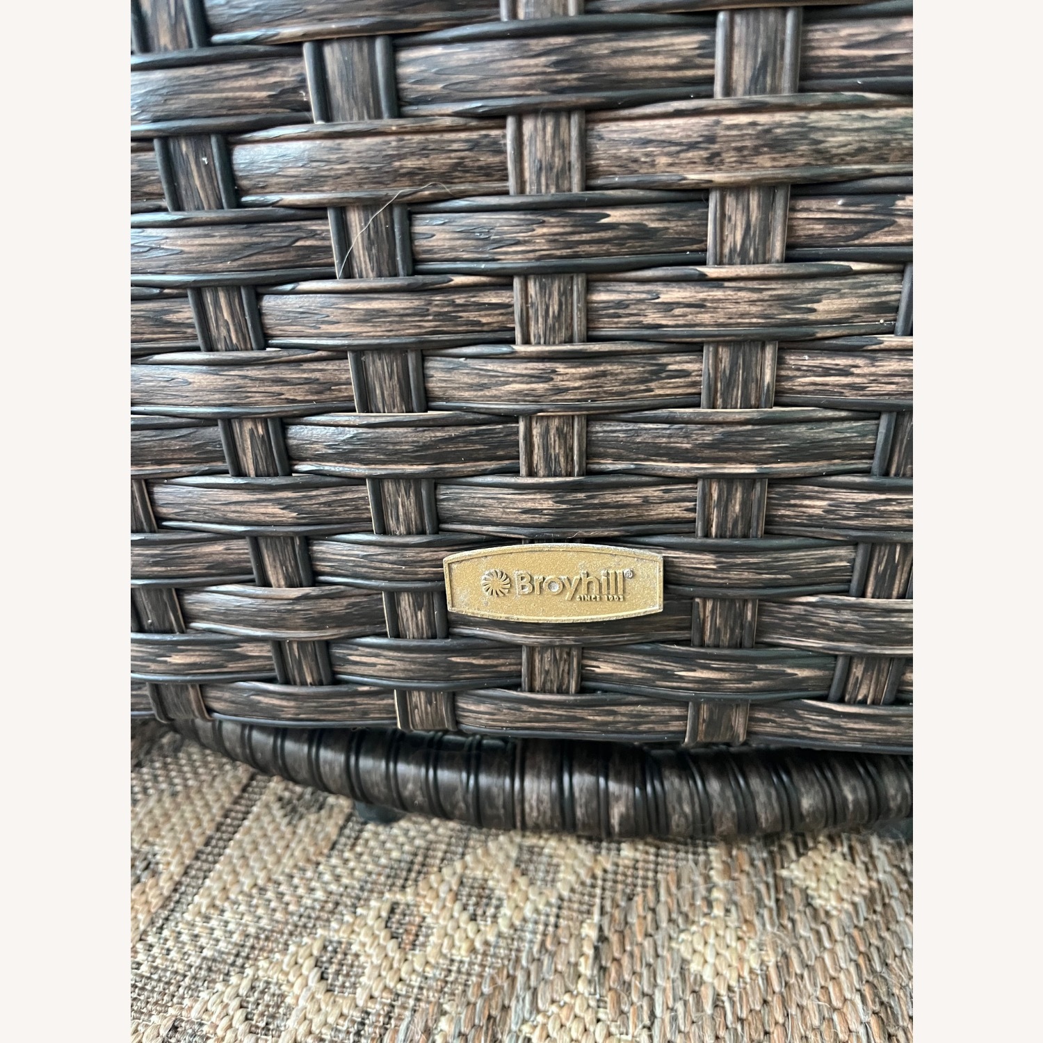 Broyhill Furniture Dark Brown Patio Furniture - image-3