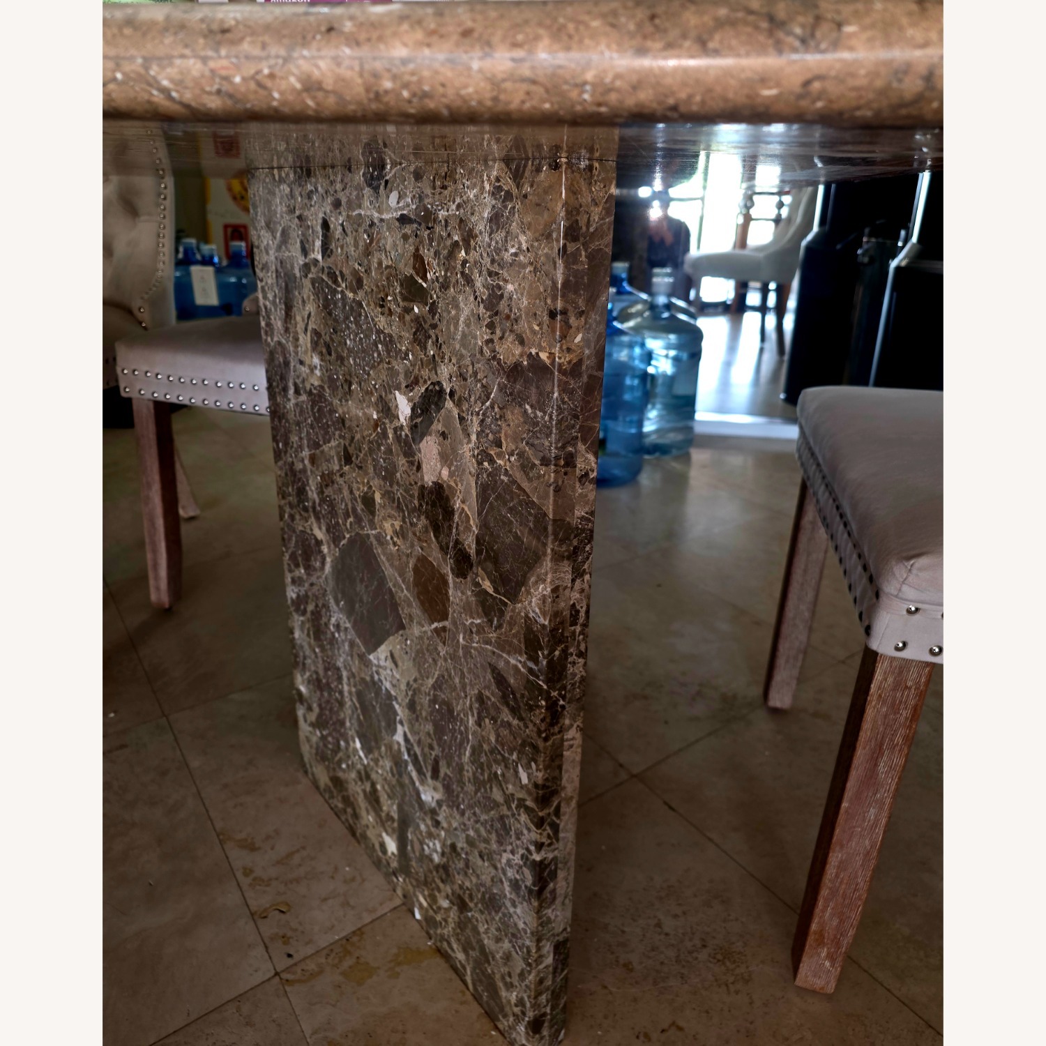 Vintage/Antique Finds Marble Dining Table - image-3