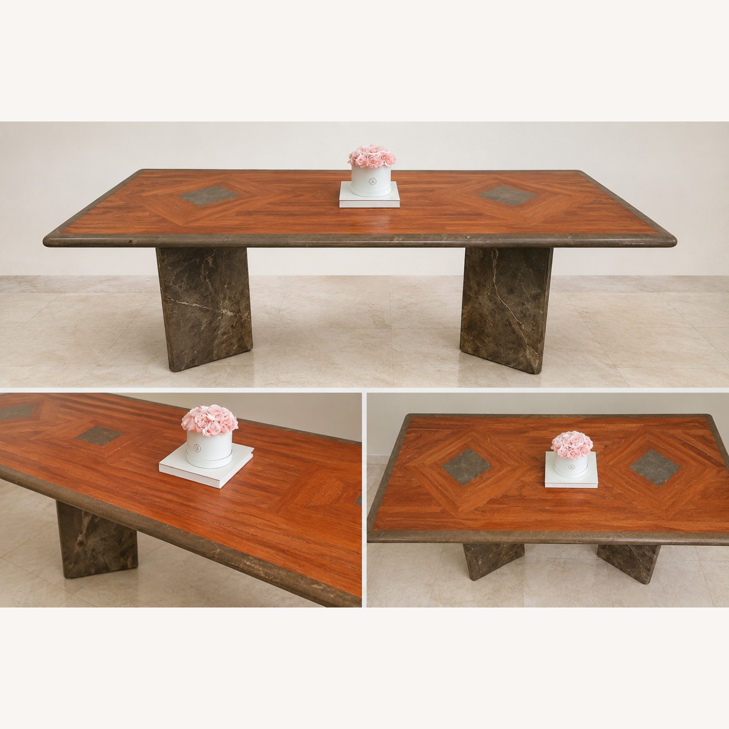 Vintage/Antique Finds Marble Dining Table - image-1