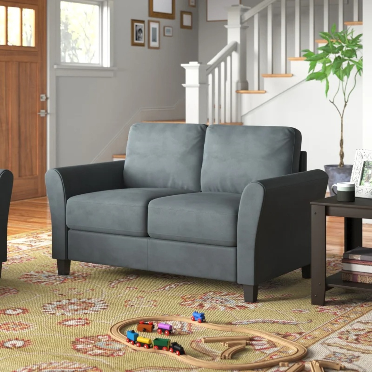 Wayfair Dark Gray 2 Seater Sofa - image-4