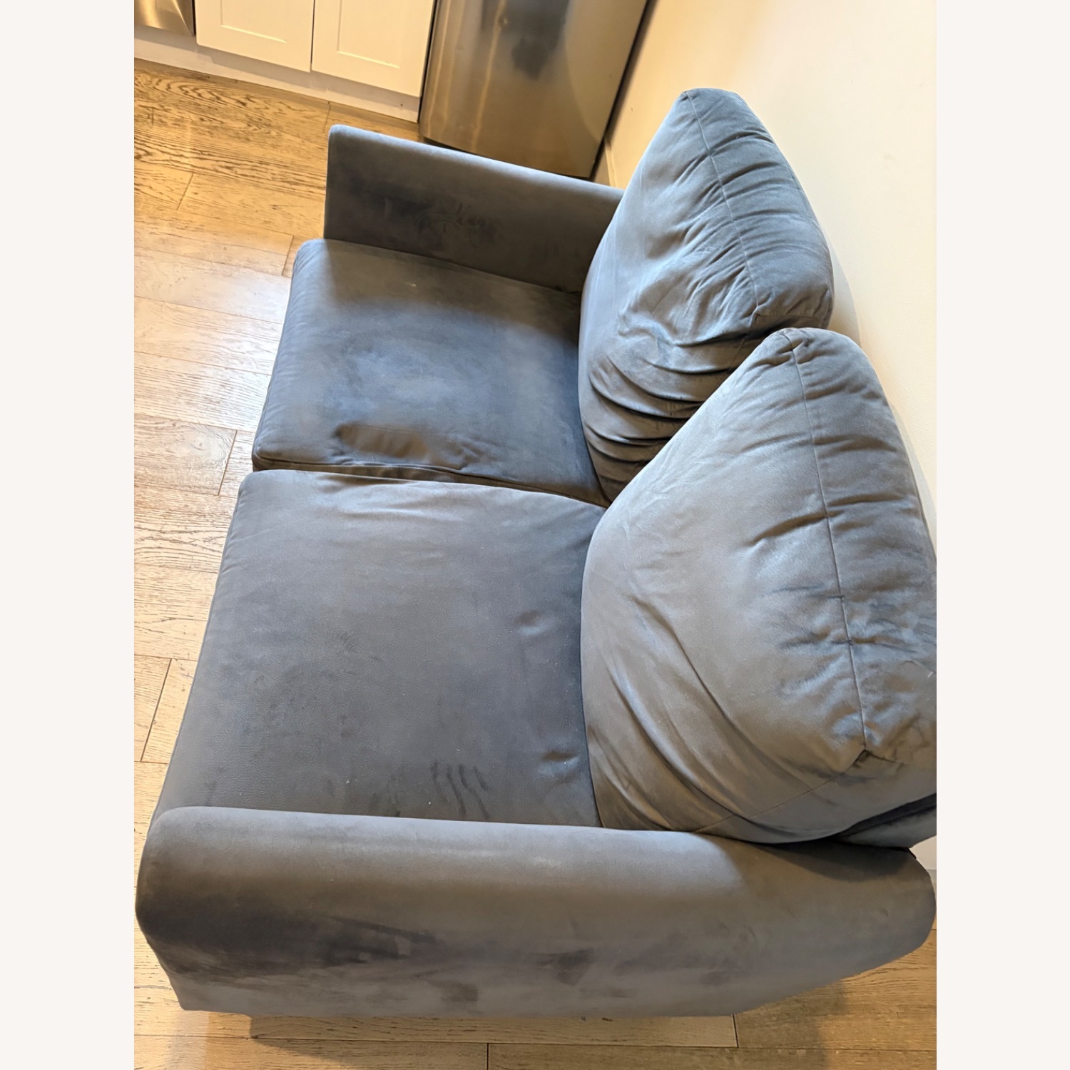 Wayfair Dark Gray 2 Seater Sofa - image-3