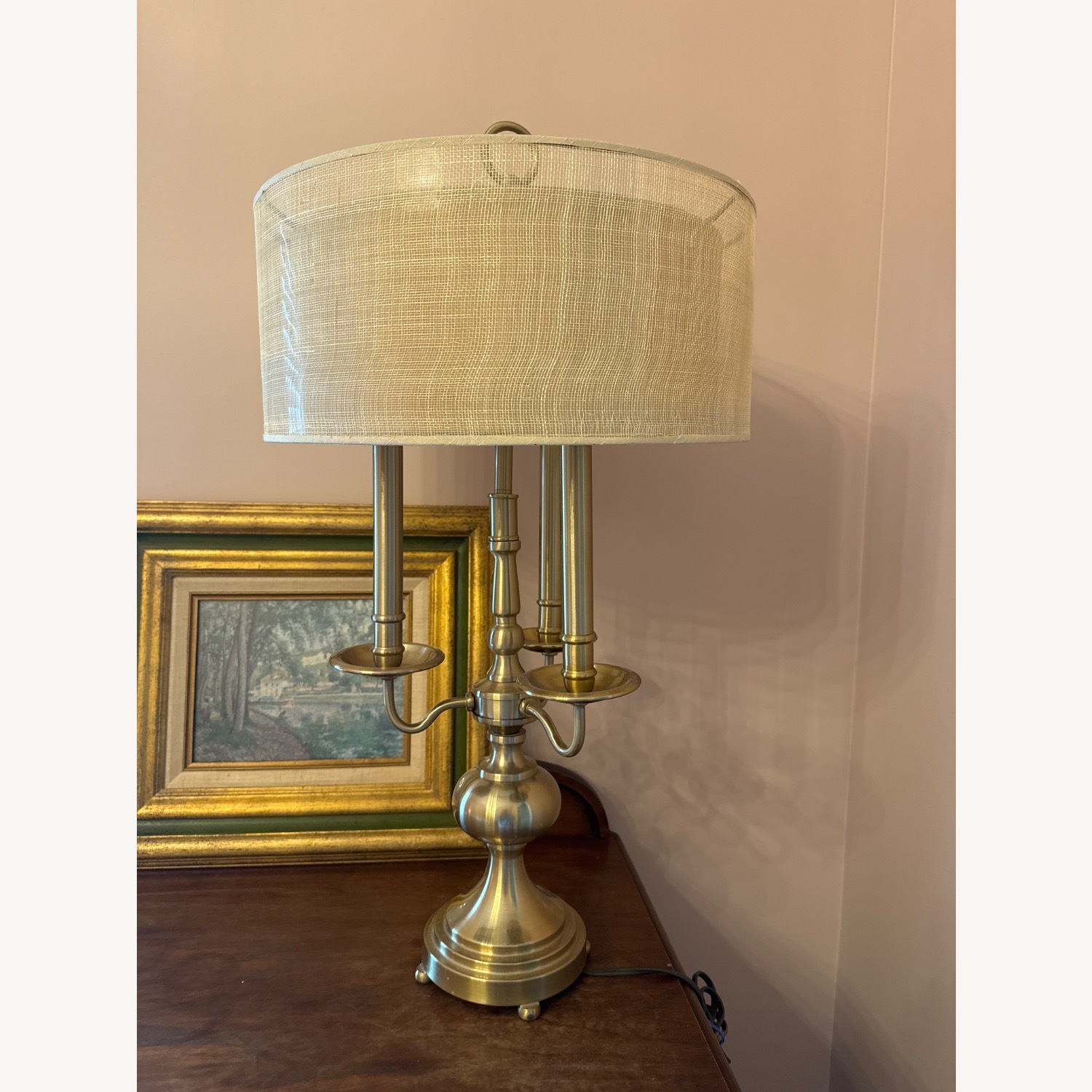 Show Stopping Gold Lamp - image-2