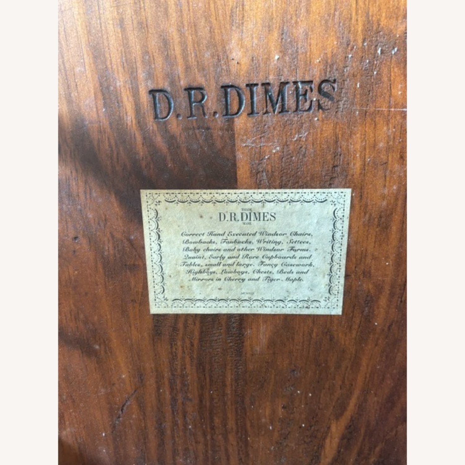  Vintage D. R. Dimes Natural Wood Dining Set - image-3