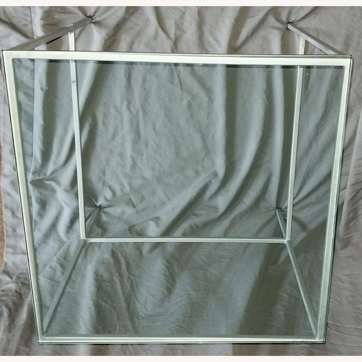 Silver Glass Side Table - image-16