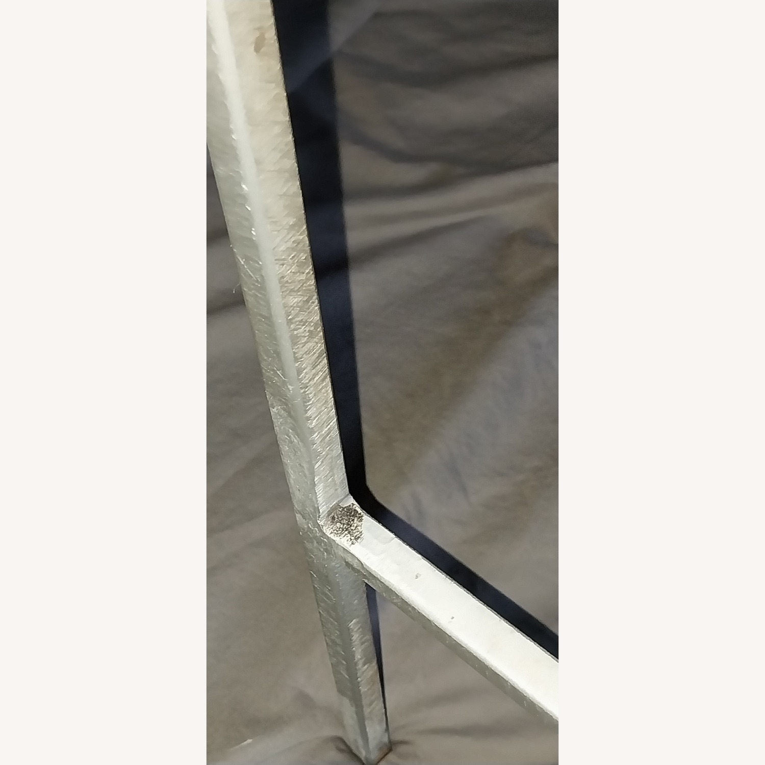 Silver Glass Side Table - image-9
