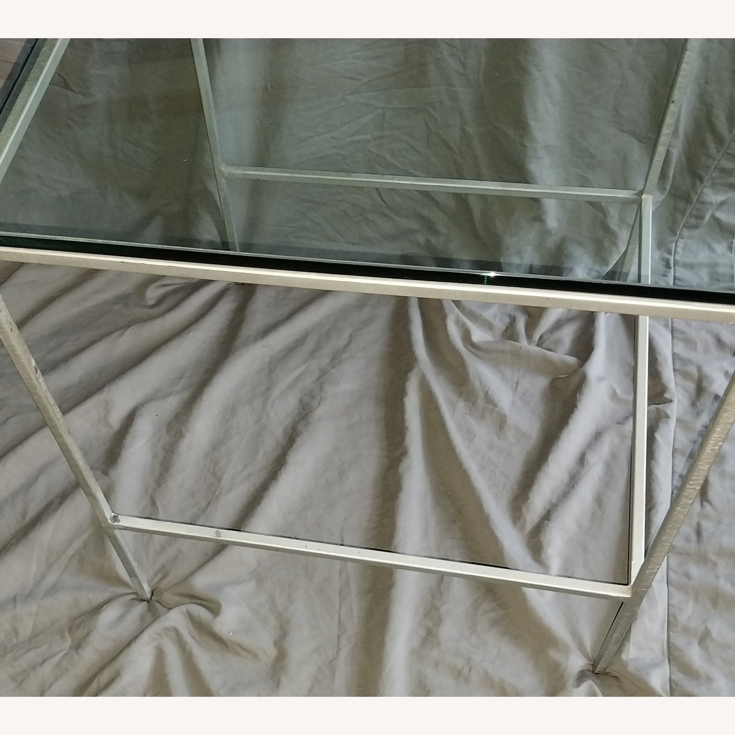 Silver Glass Side Table - image-10