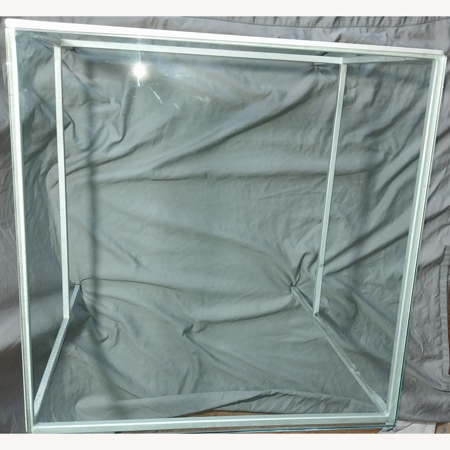 Silver Glass Side Table - image-6