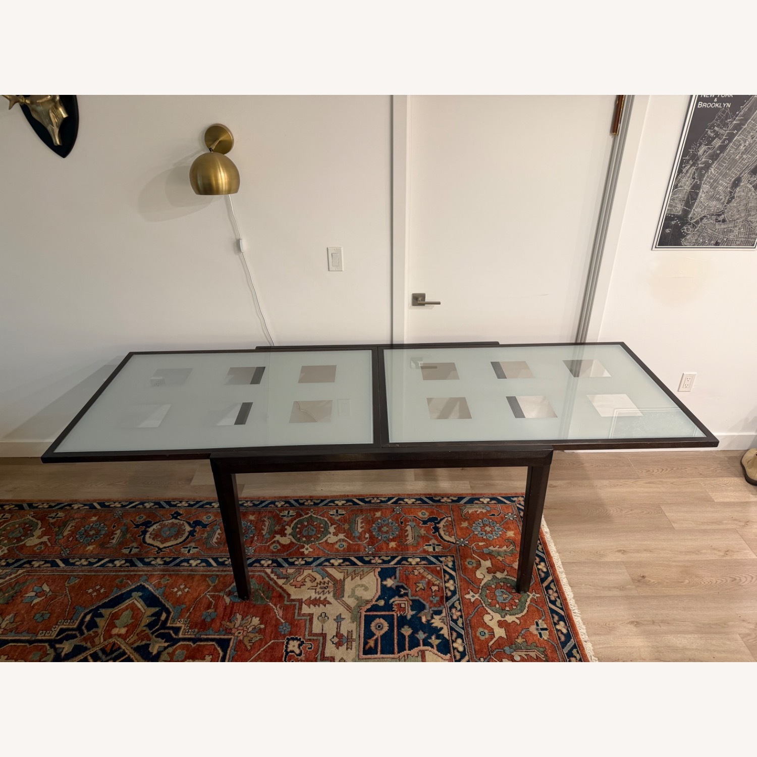 Calligaris Bon Ton Extension Table Wood/Glass - image-1