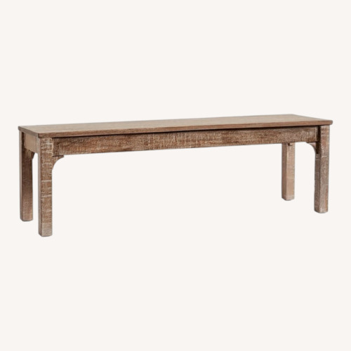 Used Pottery Barn Thalia Dining Benches (Pair) for sale on AptDeco