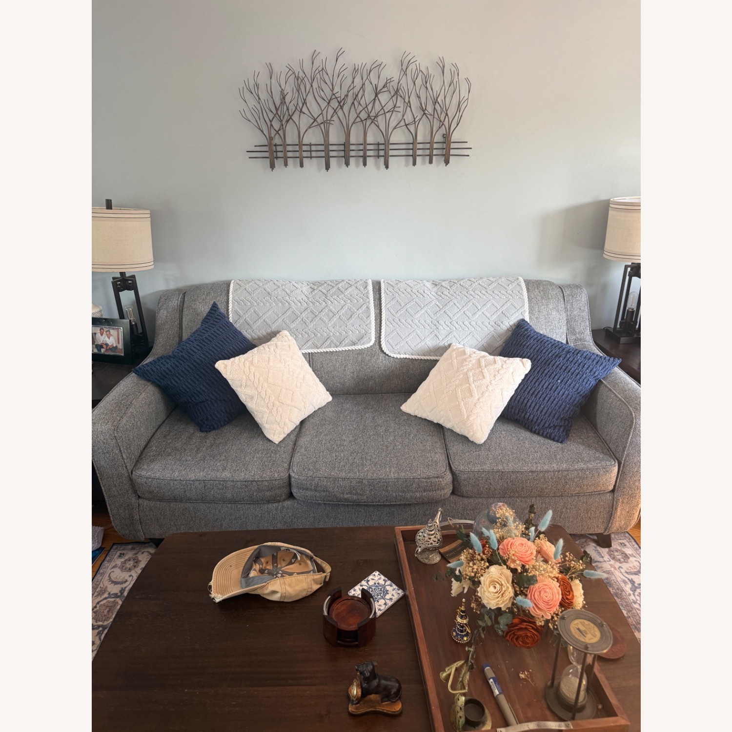 Teaneck Light Grey Sofa - image-1