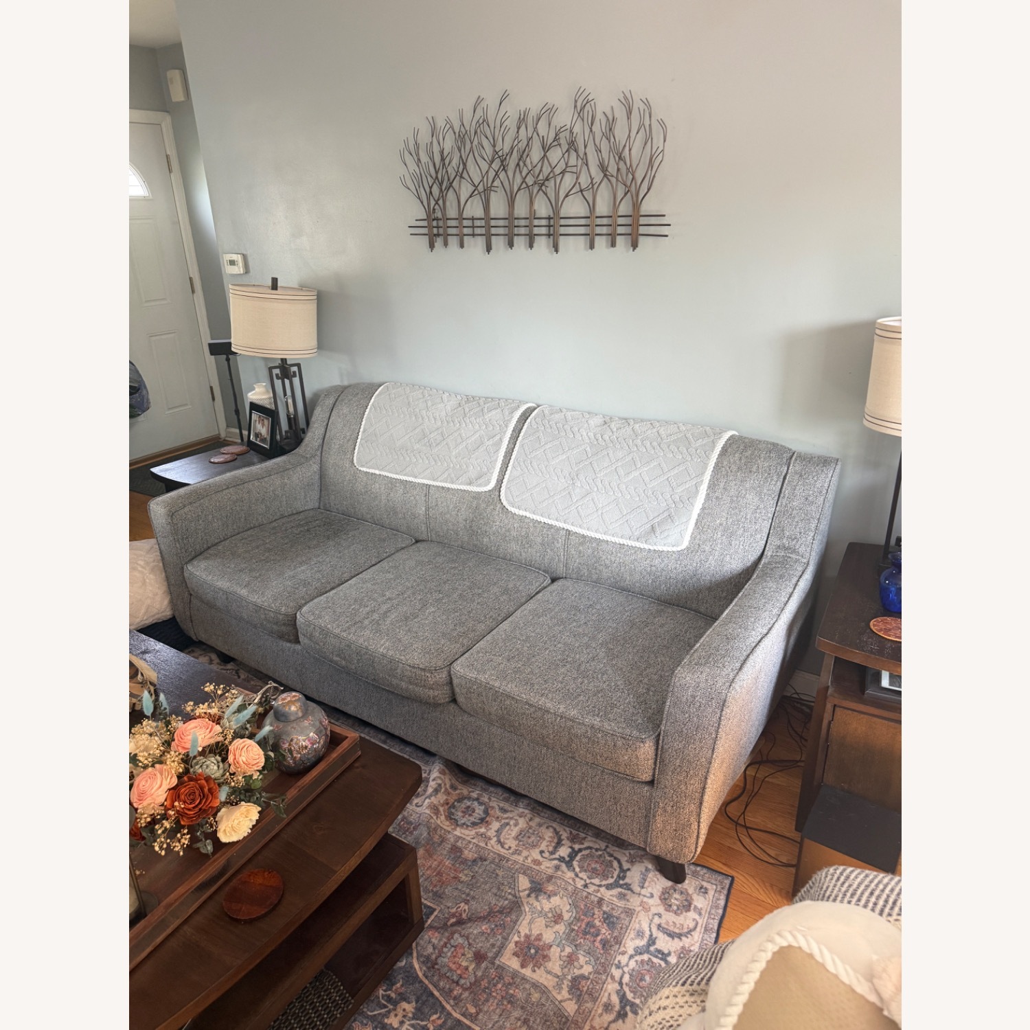 Teaneck Light Grey Sofa - image-4