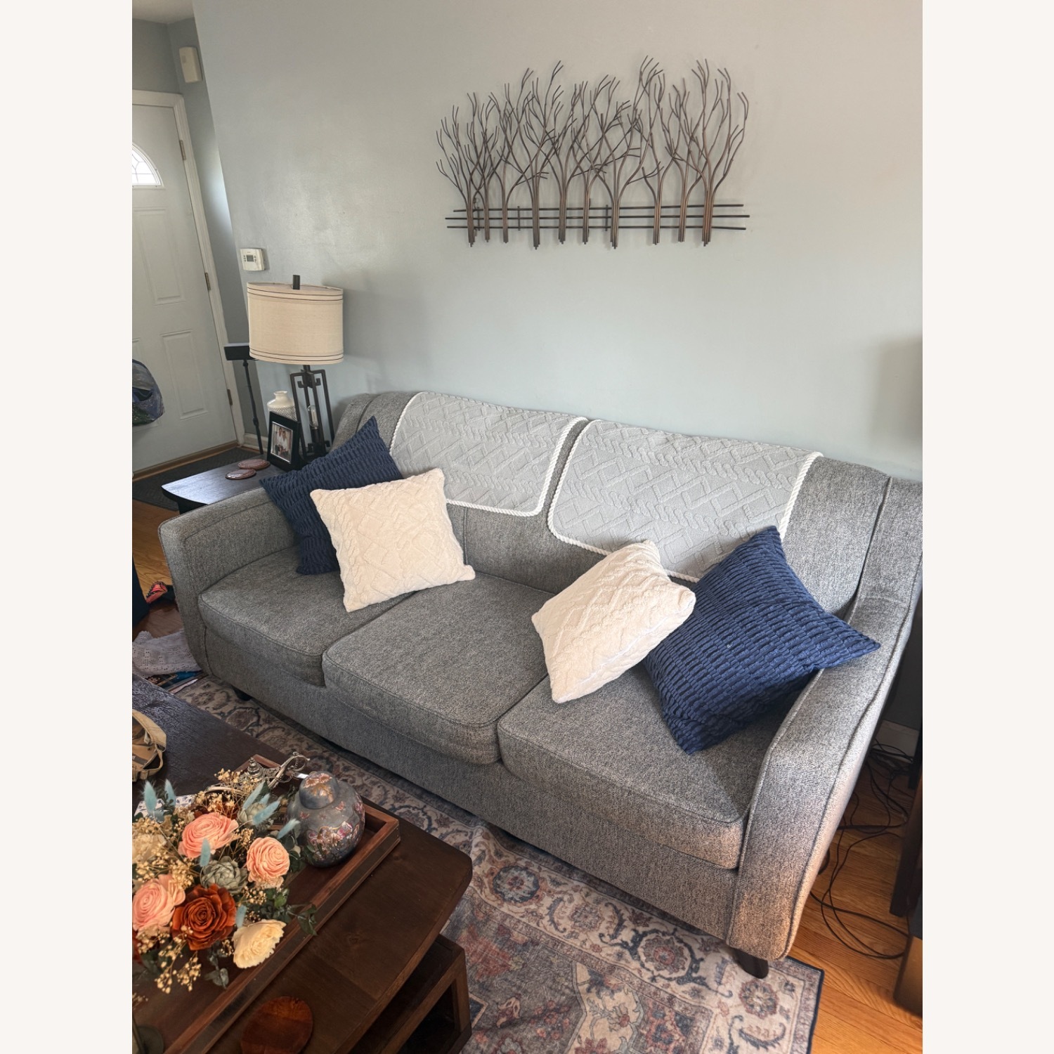 Teaneck Light Grey Sofa - image-2