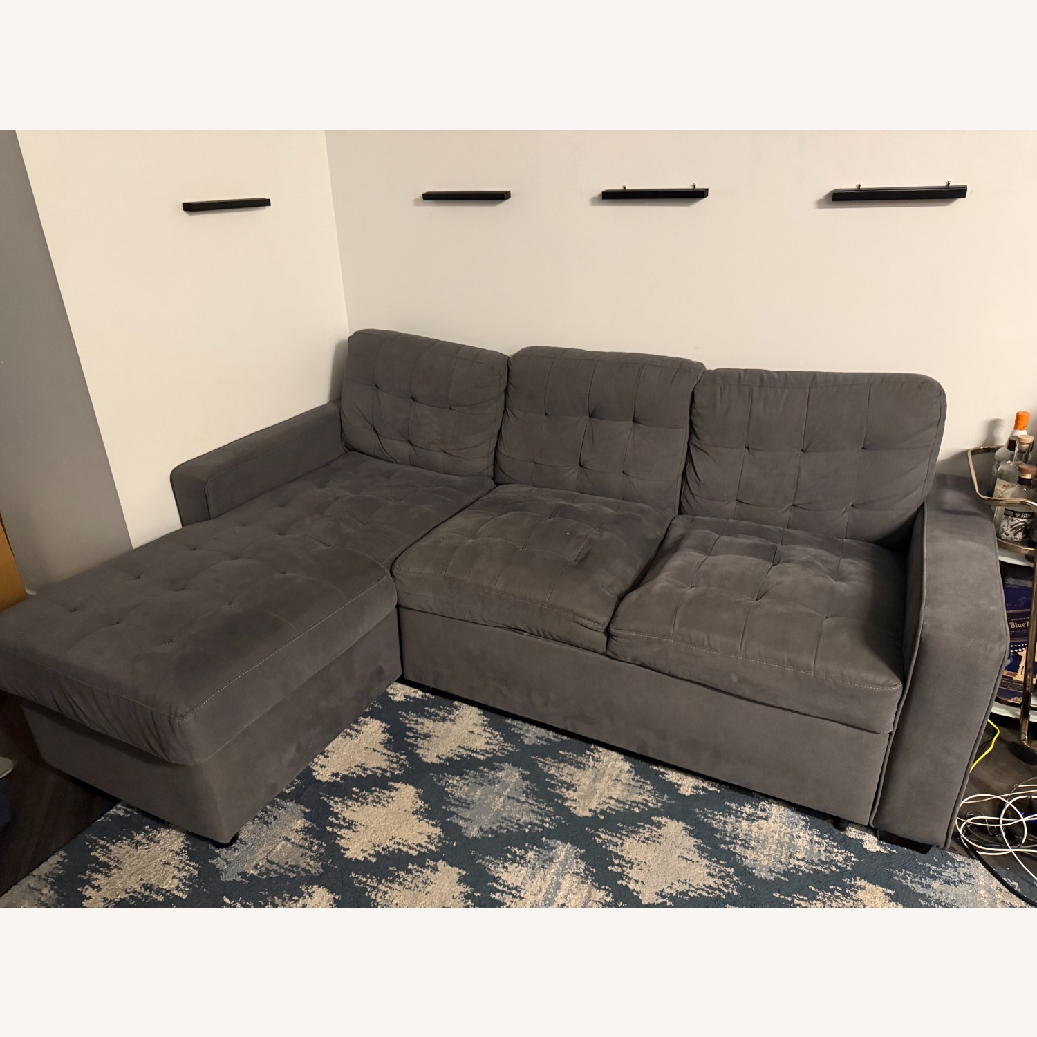 Bryson 89 7” Square Arm Sofa Bed - image-1