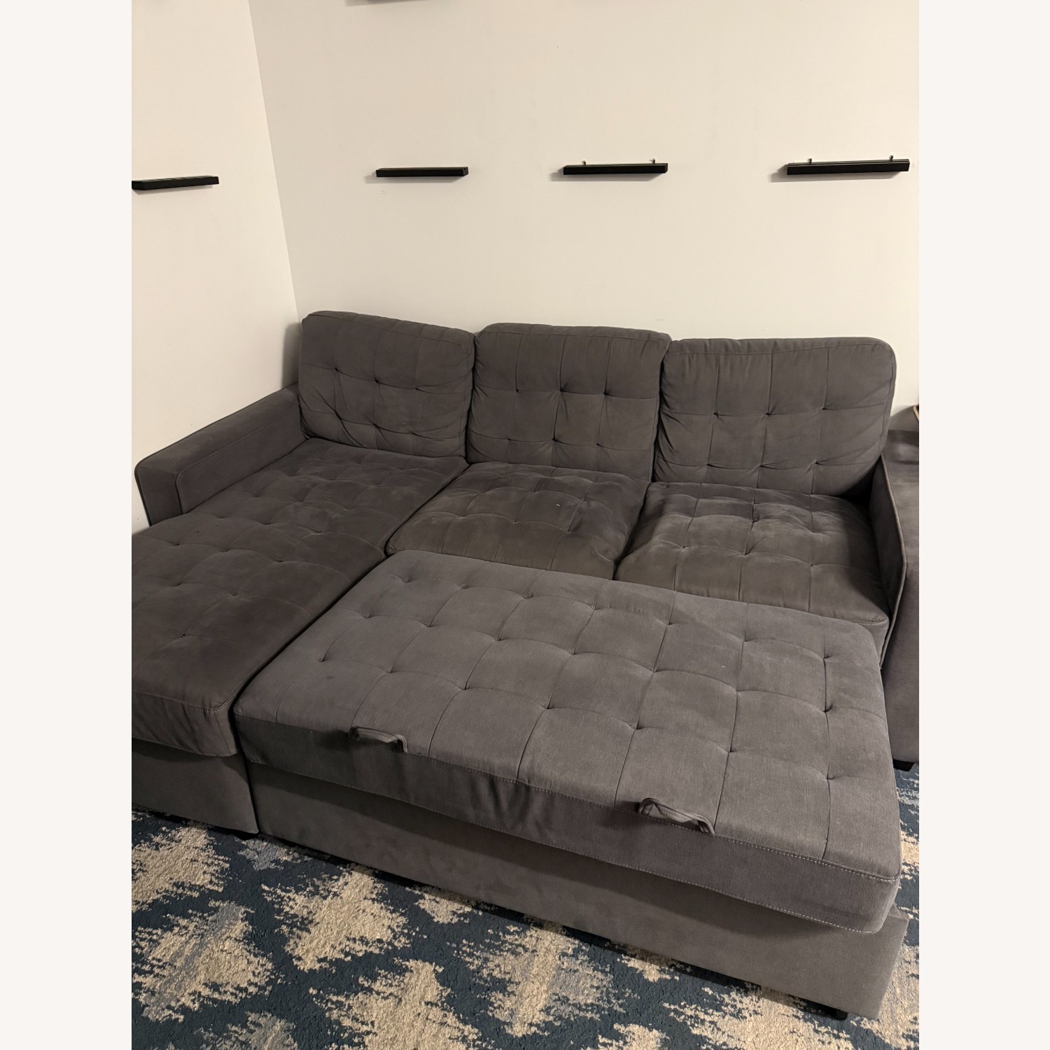Bryson 89 7” Square Arm Sofa Bed - image-2