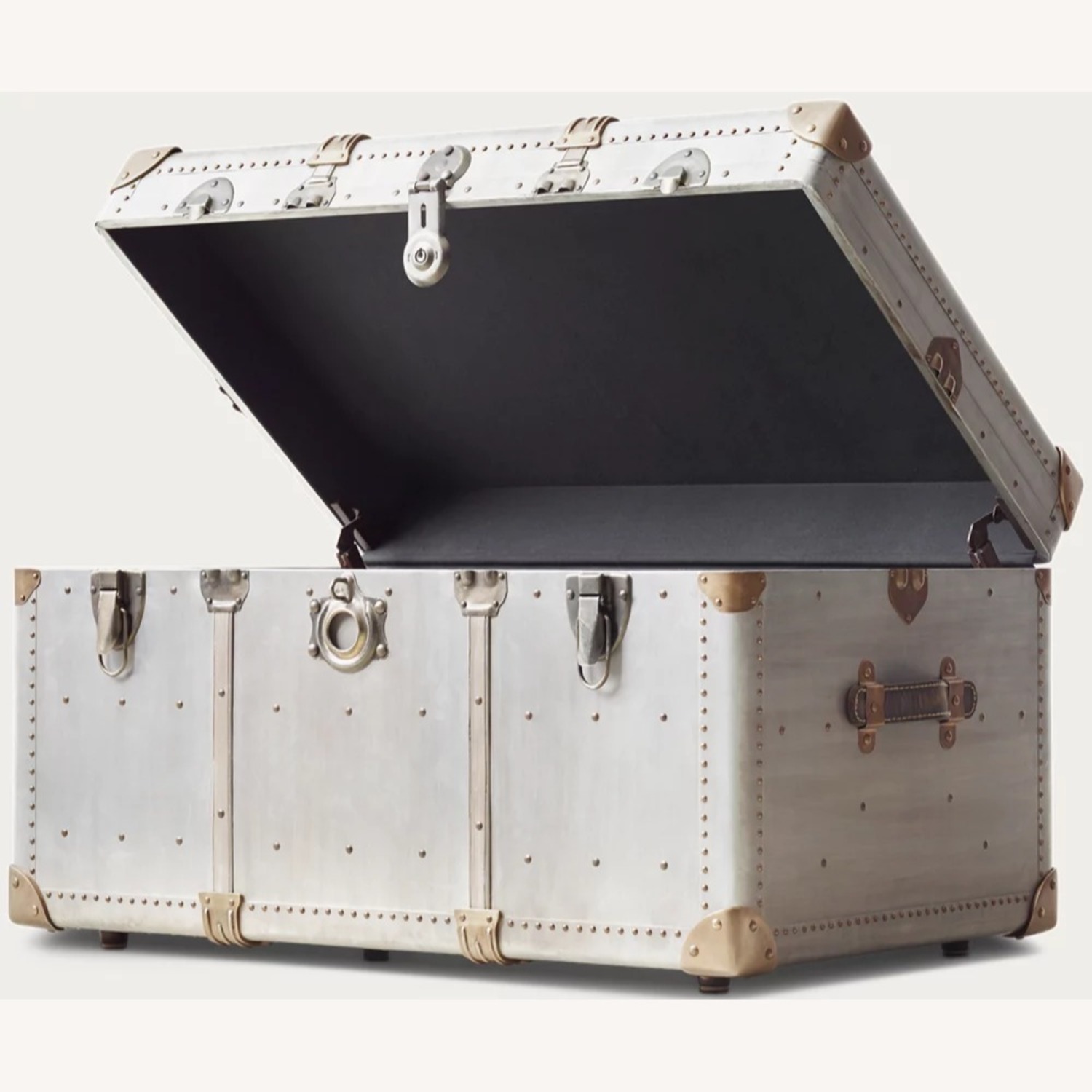 Restoration Hardware Restoration Hardware Vintage Porter's Trunk - image-2