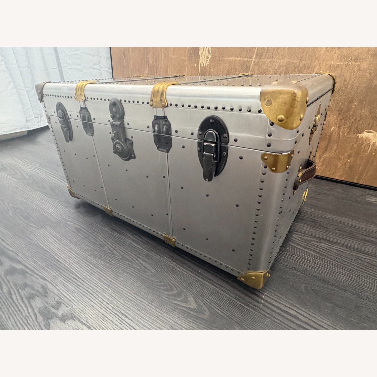 Restoration Hardware Restoration Hardware Vintage Porter's Trunk - image-21