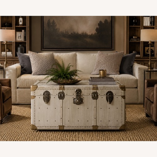 Used Restoration Hardware Restoration Hardware Vintage Porter's Trunk for sale on AptDeco