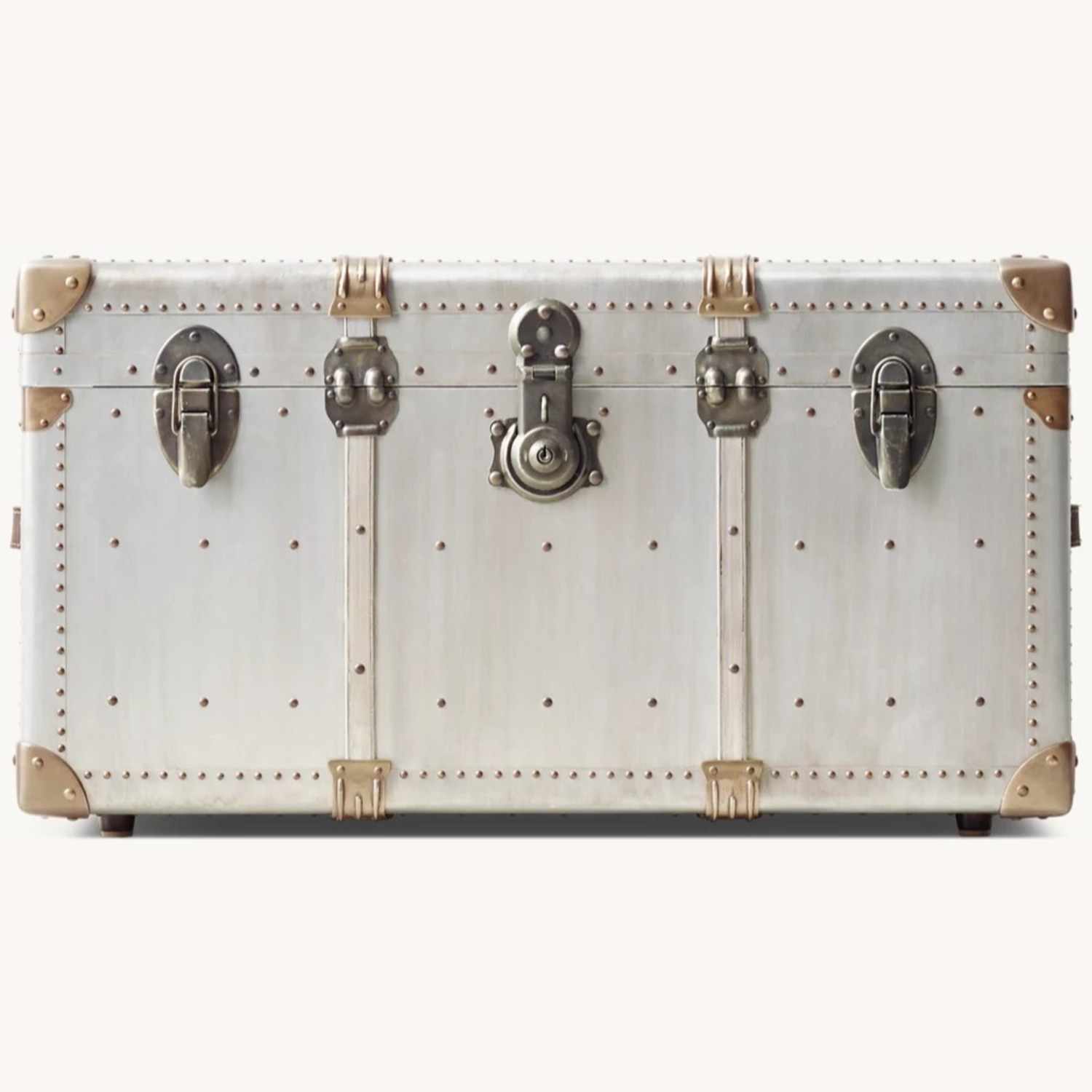 Restoration Hardware Restoration Hardware Vintage Porter's Trunk - image-1