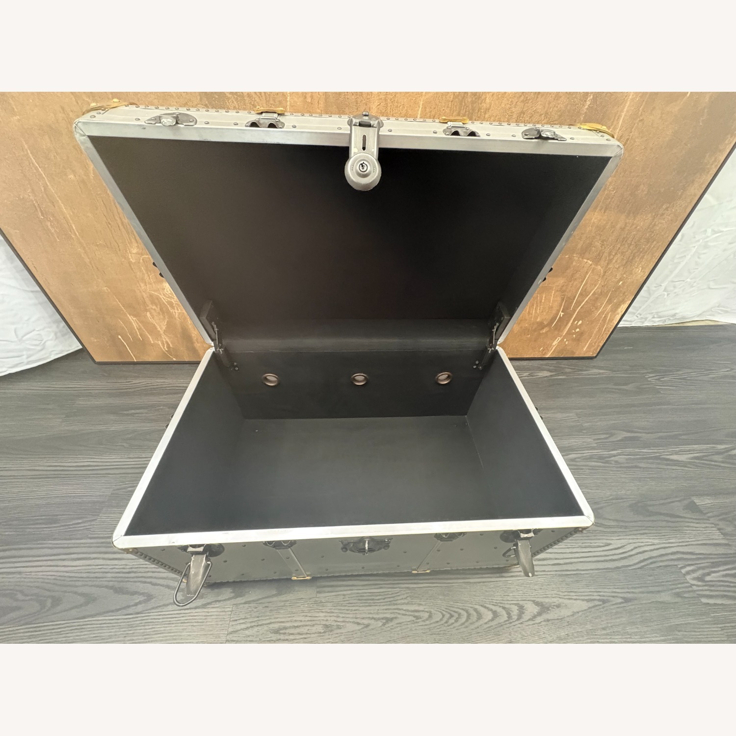 Restoration Hardware Restoration Hardware Vintage Porter's Trunk - image-10
